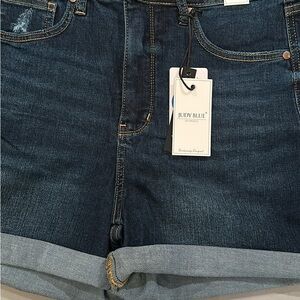 Judy Blue Dark Blue High Waist Women Shorts
